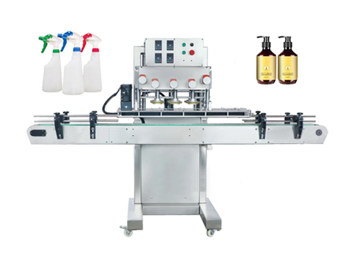 Automatic Belt Spindle Screw Capping Machine